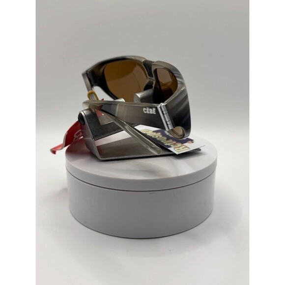NWT Vintage Cebe Specific Sport Sunglasses | 0908 Brown Stripe | Made in France - Picture 9 of 10